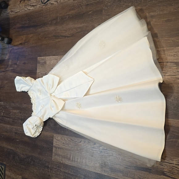 Beautiful vintage communion or flower girl dress, sz 8 - Picture 11 of 13